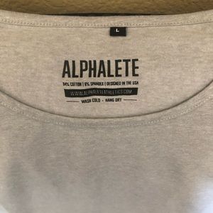 Alphalete T-Shirt - Light Gray